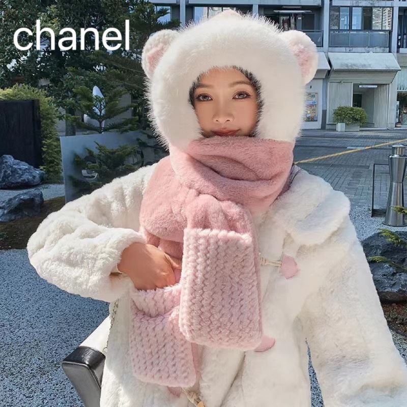 Chanel Caps Scarfs